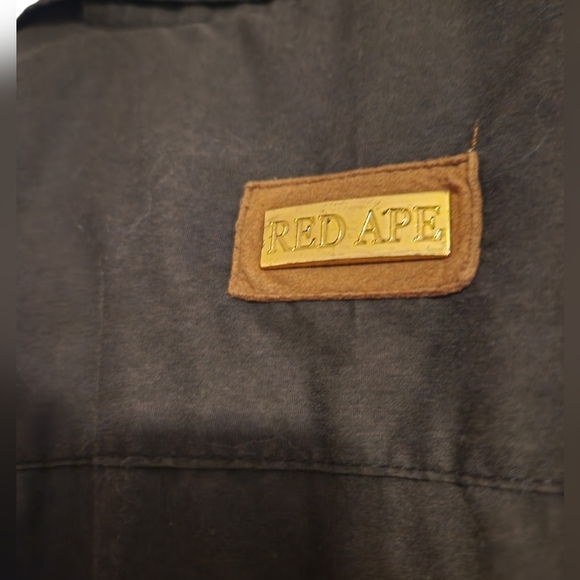 Red Ape Authentic Mens‎ Short Sleeve Black Button Down Shirt Size 3XL - Picture 3 of 10